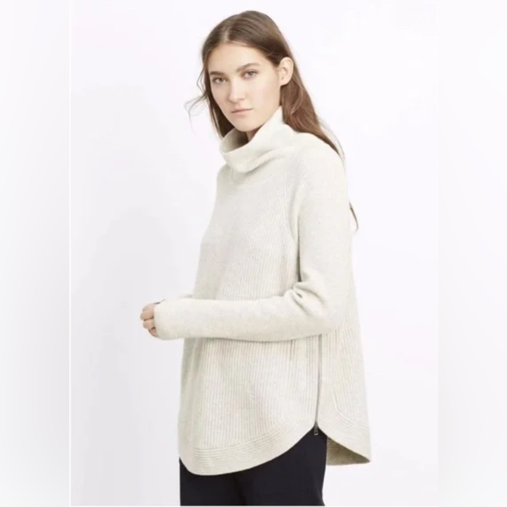 Vince Cream Cowl Neck Sweater